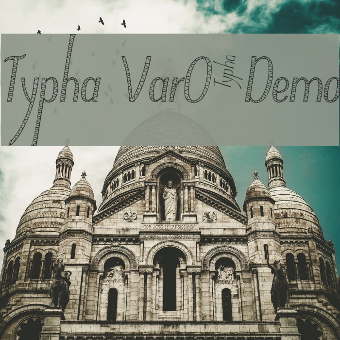 Typha Var05Demo Font examples