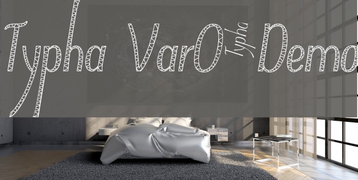 Typha Var05Demo Font examples
