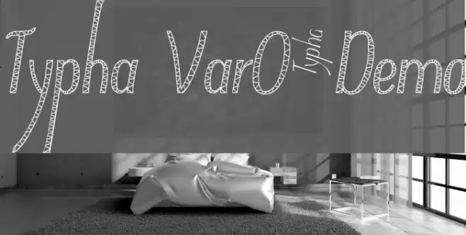 Typha Var05Demo Font examples