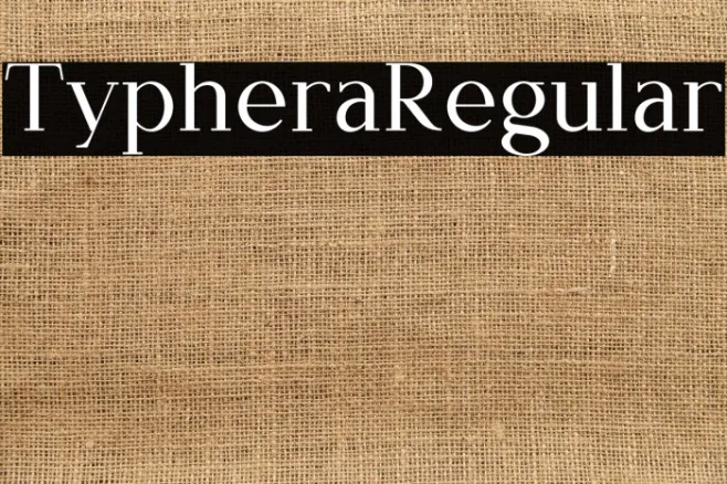 Typhera Regular Example 3
