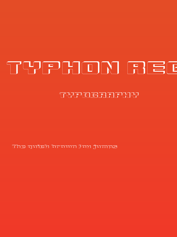 Typhon Regular Poster