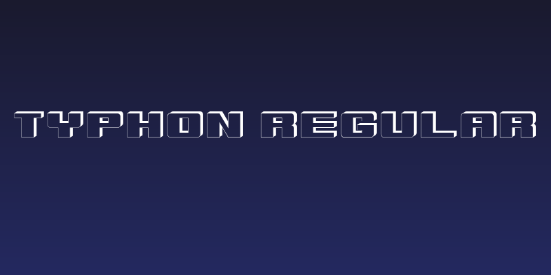 Typhon Regular Social Header