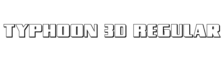 Typhoon 3D Regular  لخطوط تنزيل