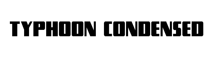 Typhoon Condensed  免费字体下载