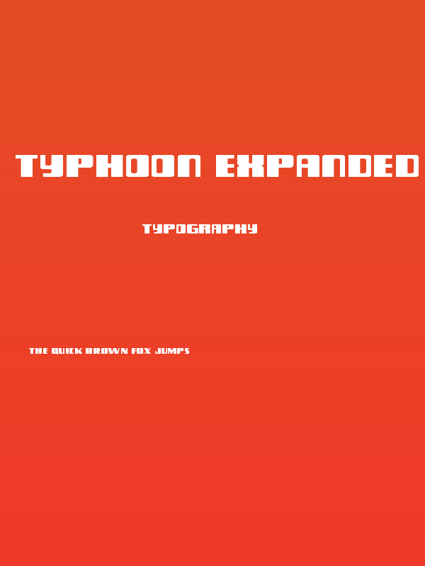 Typhoon Expanded Poster