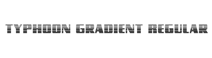 Typhoon Gradient Regular  免费字体下载