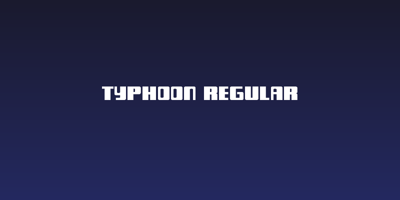 Typhoon Regular Social Header