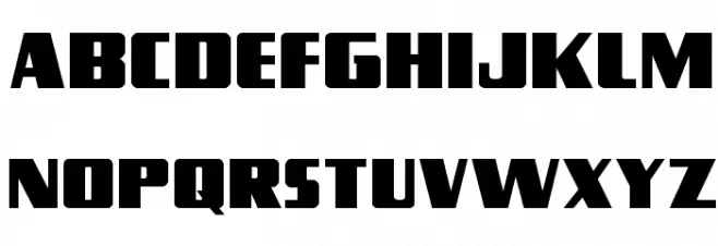 Typhoon Regular Font LOWERCASE