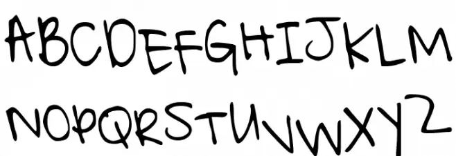 Typing Dazedd Шрифта ВЕРХНИЙ