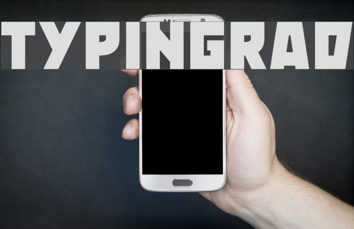 Typingrad Font examples