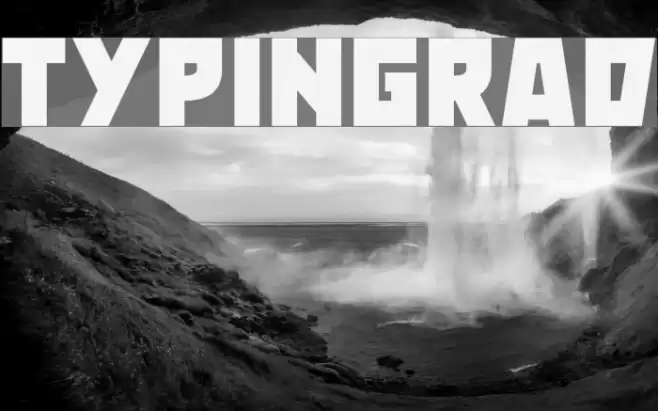 Typingrad Font examples