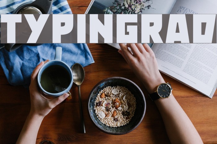Typingrad Шрифта examples