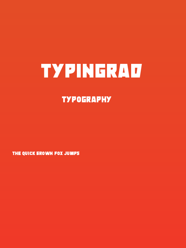 Typingrad Poster