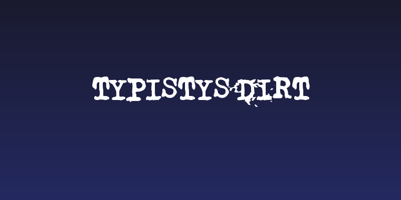 Typistys DIRT Social Header