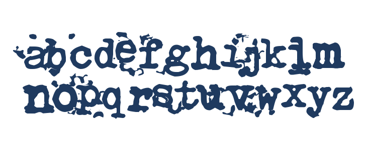 Typistys DIRT Lowercase