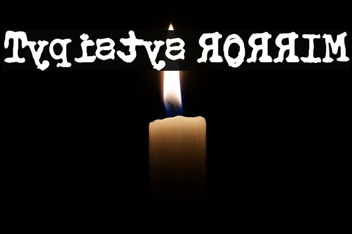 Typistys RORRIM Font examples