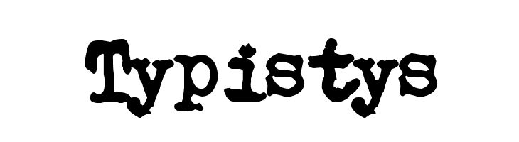 Typistys  font caratteri gratis