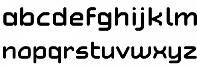 Typo Angular Rounded Demo Bold Schriftart Kleinbuchstaben