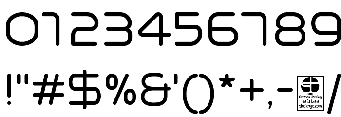 Typo Angular Rounded Demo Font OTHER CHARS