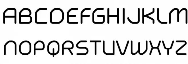 Typo Angular Rounded Demo Шрифта ВЕРХНИЙ
