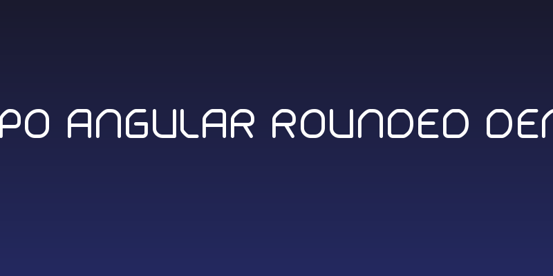 Typo Angular Rounded Demo Social Header