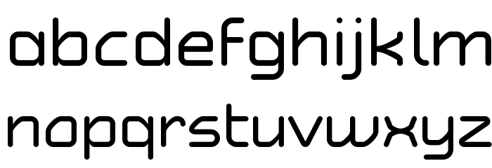 Typo Angular Rounded Demo Font LOWERCASE