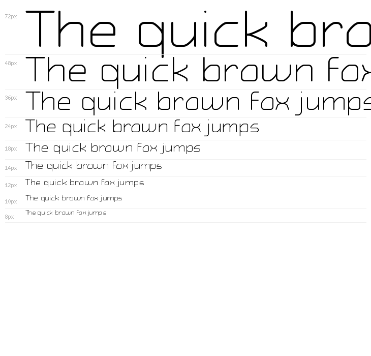 Typo Angular Rounded Light Demo Waterfall