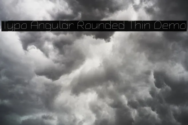 Typo Angular Rounded Thin Demo Example 2