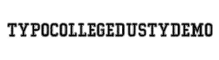 Typo College Dusty Demo Font