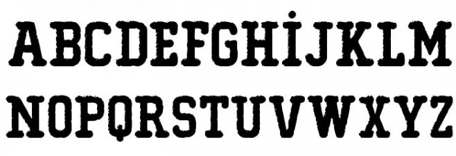 Typo College Eroded Demo Schriftart Kleinbuchstaben