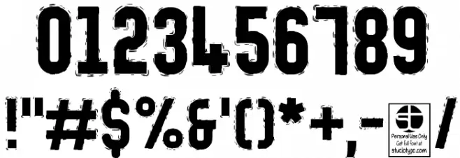 Typo College Rocking Demo Font OTHER CHARS