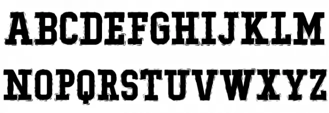 Typo College Rocking Demo Schriftart Groß