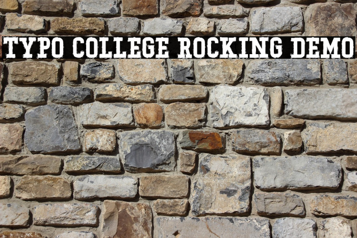 Typo College Rocking Demo Example 1