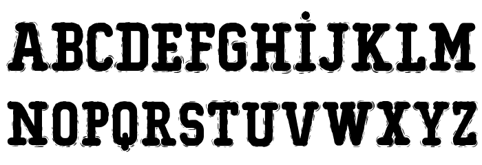 Typo College Rocking Rounded Demo Font LOWERCASE