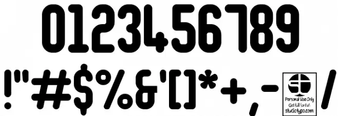 Typo College Rounded Demo Font OTHER CHARS