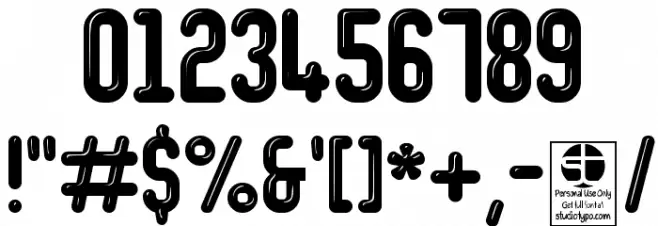 Typo College Shining Demo Font OTHER CHARS