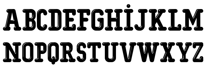 Typo College Shining Demo Font LOWERCASE