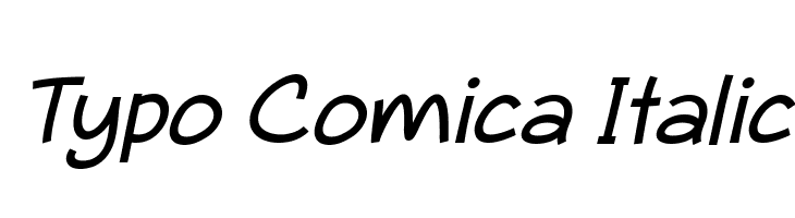 Typo Comica Italic  les polices de caractères gratuit tlcharger