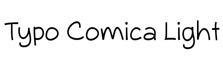 Typo Comica Light Font