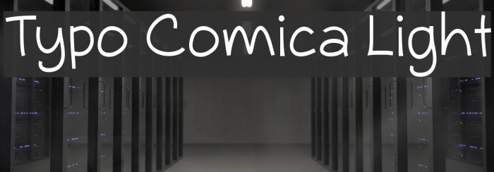 Typo Comica Light Font examples