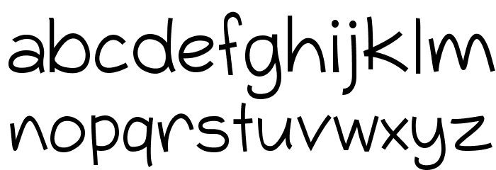 Typo Comica Light Font LOWERCASE