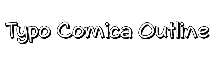 Typo Comica Outline Font