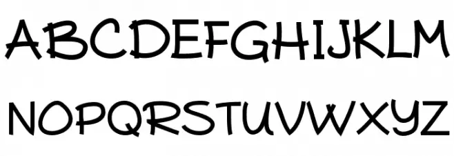 Typo Comica Fonte MAIÚSCULAS