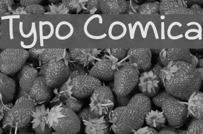 Typo Comica Font examples