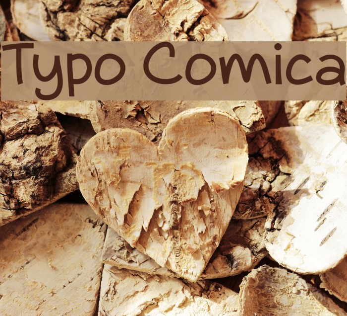 Typo Comica Font examples