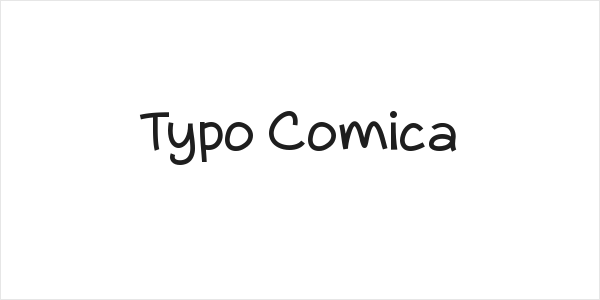Typo Comica Logo