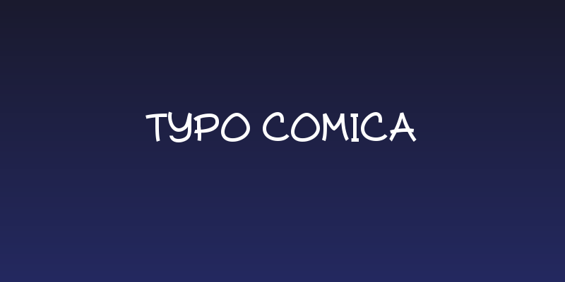 Typo Comica Social Header