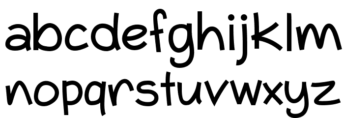 Typo Comica Font LOWERCASE
