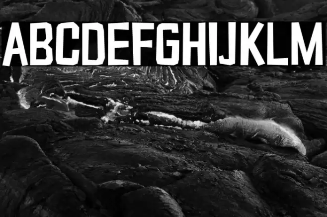 Typo Cut-Out Demo Font examples