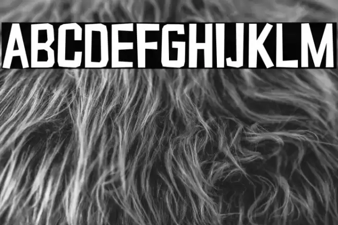 Typo Cut-Out Demo Font examples